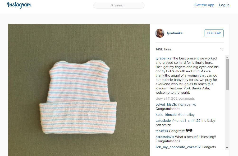 Tyra Banks Welcomes Baby Boy Via Surrogacy